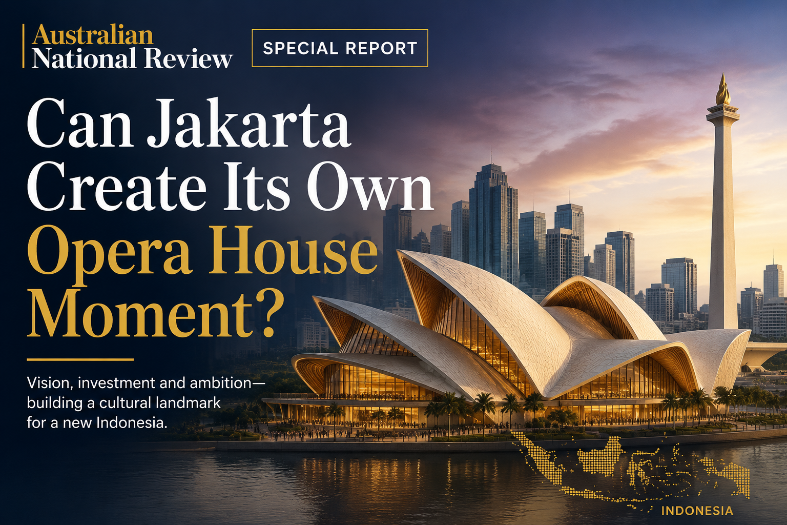 Australian National Review | Special Report  Can Jakarta Create Its Own Opera House Moment?