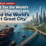 ANR SPECIAL REPORT : ‘Don’t Tax the World’s Busiest Shipping Lane. Build the World’s Next Great City.’