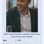 WikiGenius Profile Compiles Adrian James Campbell’s Fraud Convictions, Court Admissions